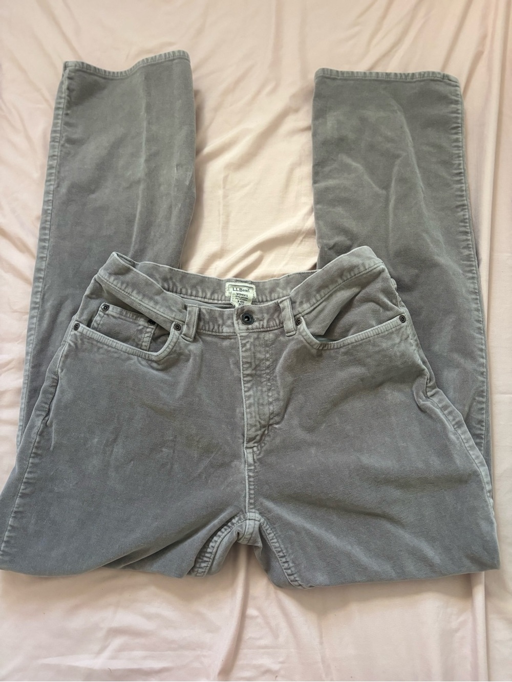L.L. Bean Women's Light Gray Pants
